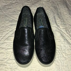Sperry Top Sider Black Shoes